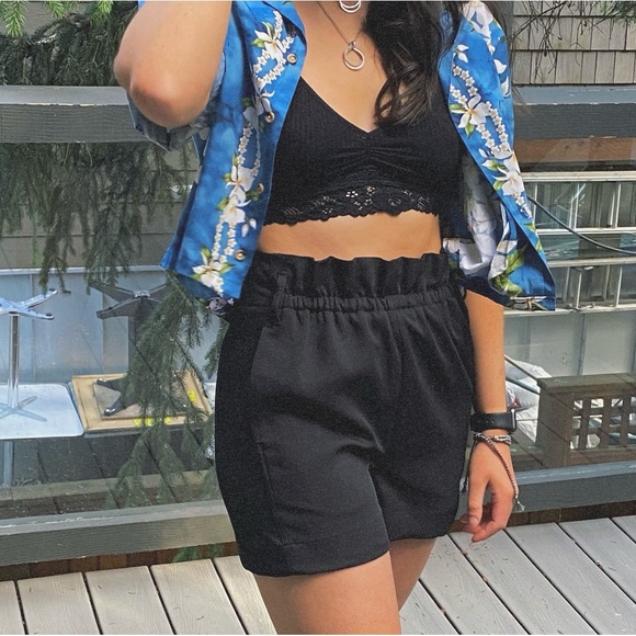 ARITZIA WILFRED FREE paper bag dress shorts - Picture 1 of 3